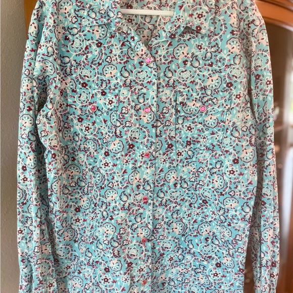 Pink Leopard Button Down Shirt by Cruel Girl main image 0